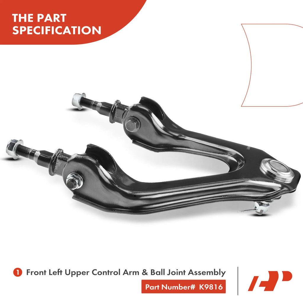 Front Left Upper Control Arm with Ball Joint for Honda Accord (1990-1993)