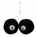 Rearview Mirror Replacement Fuzzy 8 Ball Style for Cars and Trucks (—)