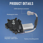 Front Left Power Window Lift Motor for Nissan Titan Armada (2004–2019)