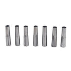 Set of 7 MT2 Round Chuck Collets for Morse Taper Machines (1/8" - 1/2")