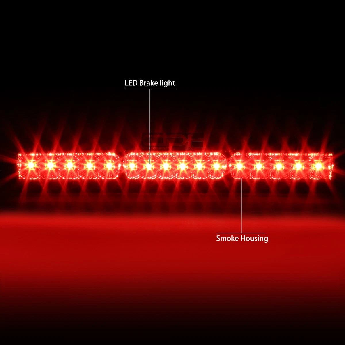 LED Third Brake Light for Ford F150 F250 Excursion (1997–2004) Smoked
