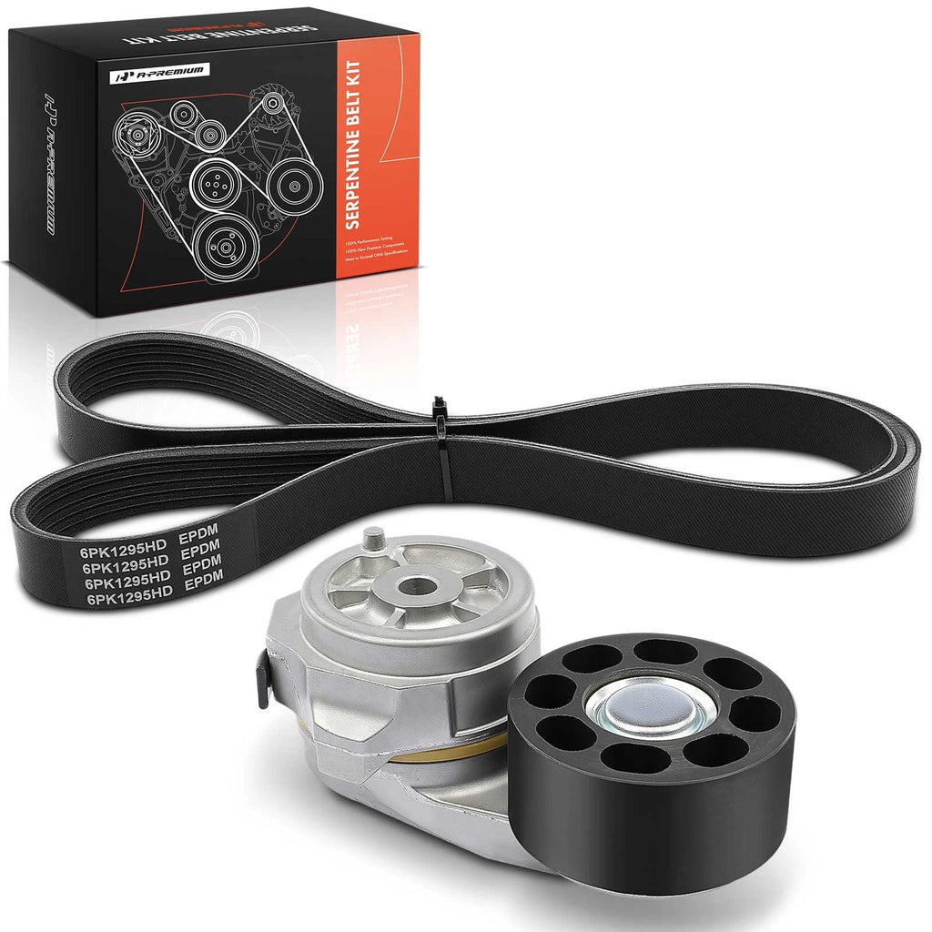 2X Serpentine Belt Drive Component Kit for Ford F-650 