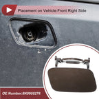 Front Right Washer Nozzle Cover Cap for Audi A4 (2013–2016) 1Pcs Brown