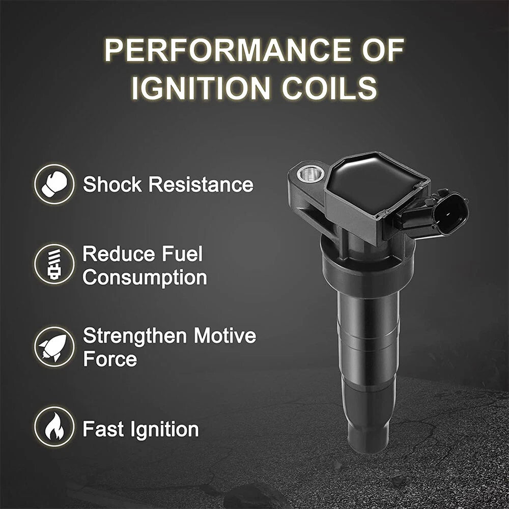 Ignition Coil and Spark Plug for Hyundai Genesis Sonata Kia Optima (2011-2021)