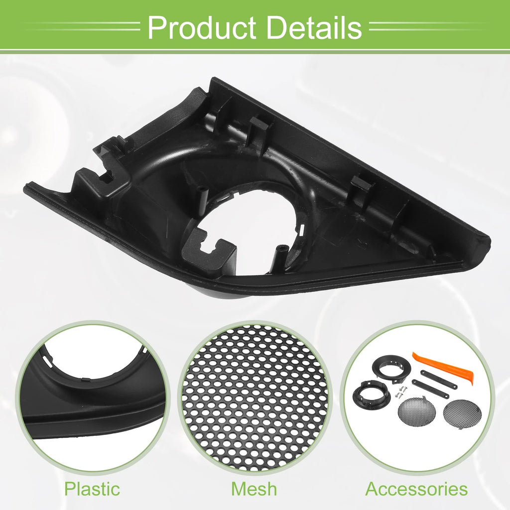 Pair A Pillar Door Tweeter Speaker Cover Trim for Honda CR-V (2017–2019)