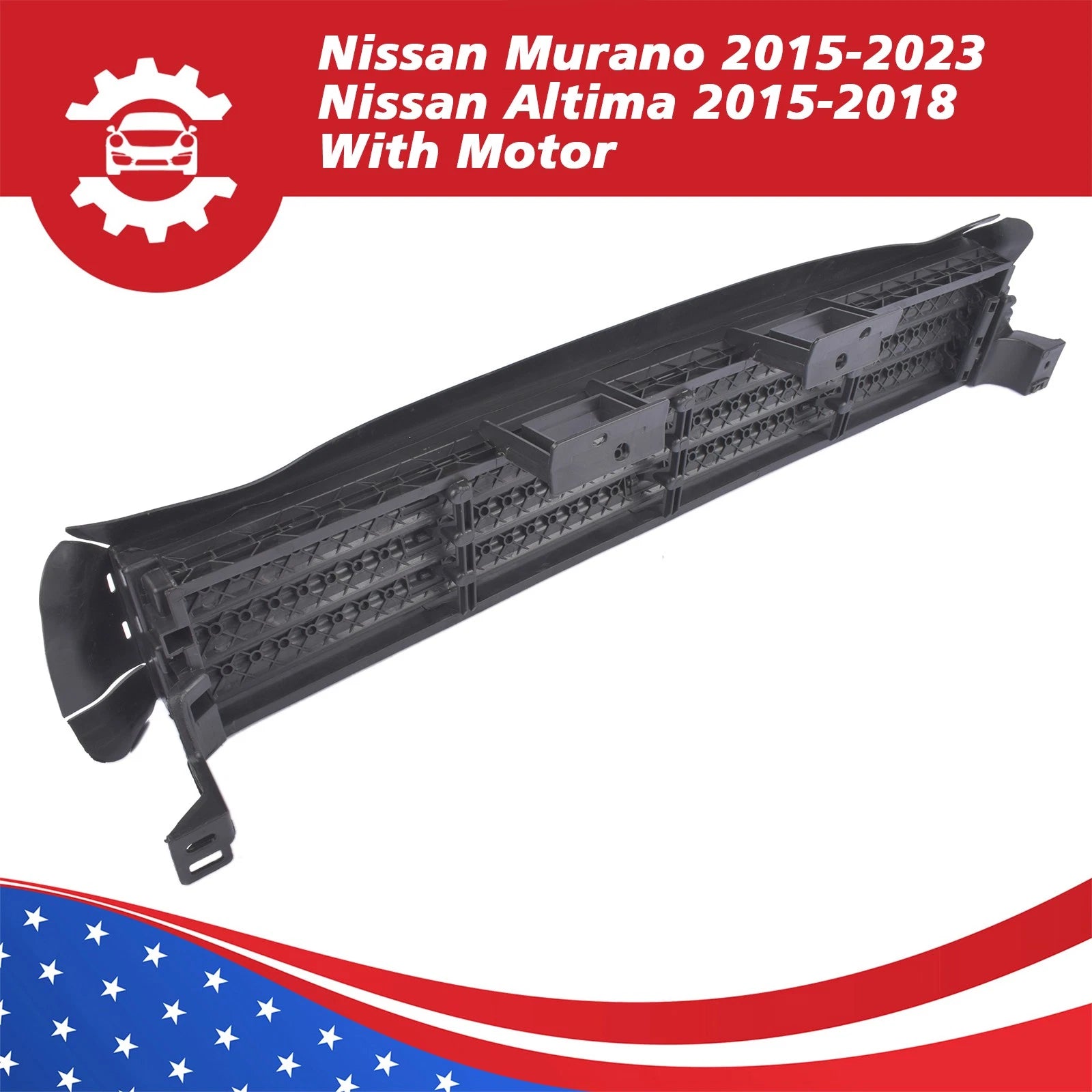 Front Lower Grille Radiator Shutter for Nissan Murano (2015–2024)