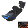 Passenger Driver Seat & Backrest Pad for Harley Touring Street Glide (2014–2023)