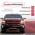 Front Bumper Cover for Chevy Silverado 1500 (2016–2019) w/Fog Light Holes