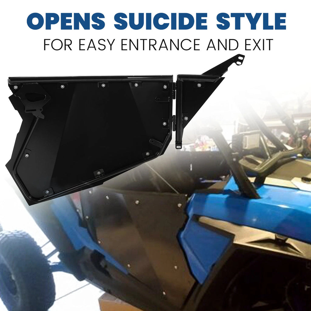Pair Aluminum Full Doors for Polaris RZR XP 1000 Turbo S (2014–2023)