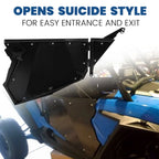 Pair Aluminum Full Doors for Polaris RZR XP 1000 Turbo S (2014–2023)