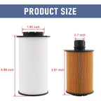 Set of 2 Fuel and Oil Filters for Ram 1500 (2014–2019) 3.0L V6 EcoDiesel