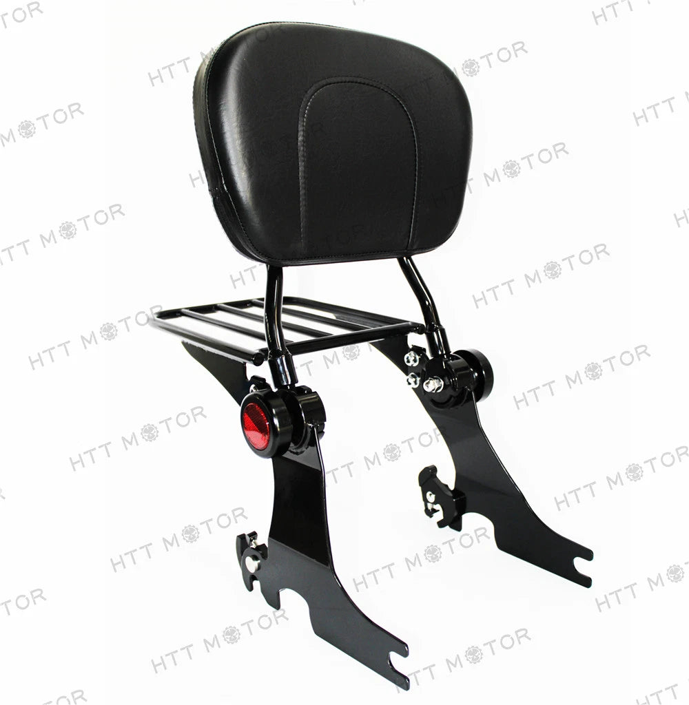 Detachable Backrest Sissy Bar w/ Luggage Rack for HD Sportster (1994–2003)