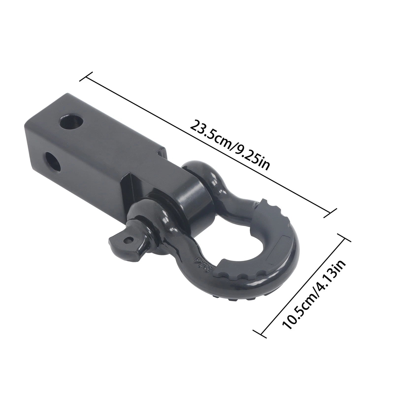 Shackle Hitch Receiver for Jeep Toyota (Fits 2" Receivers)