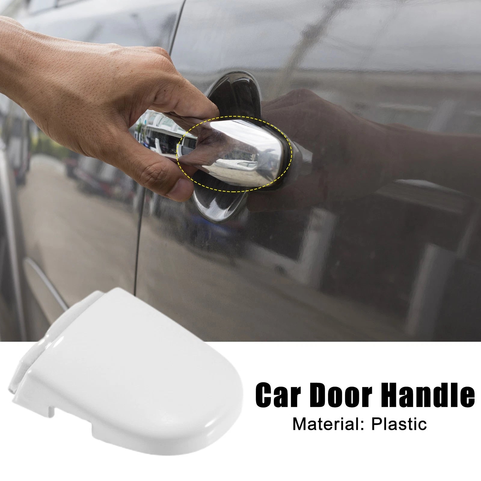 Front Left Door Handle Lock Cover Cap for Volkswagen Beetle (2012–2019)