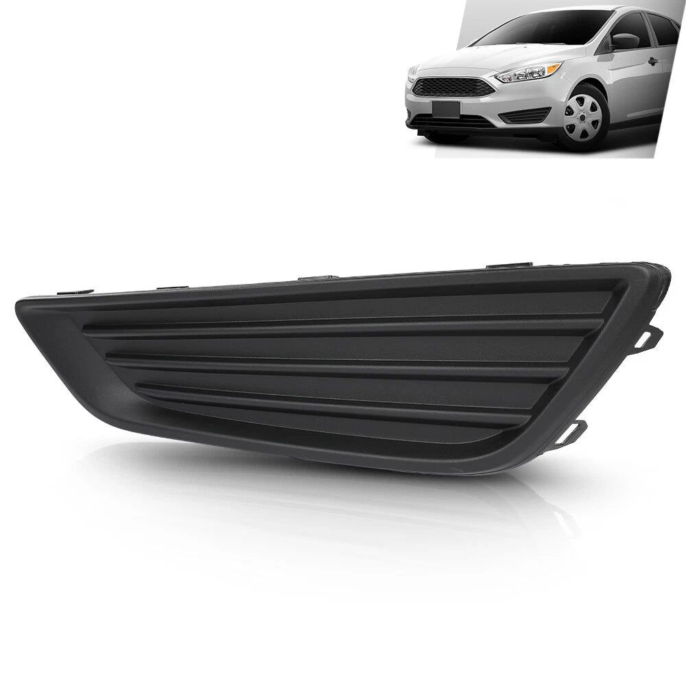 Front Bumper Fog Light Cover for Ford Focus (2015–2018) Left Side