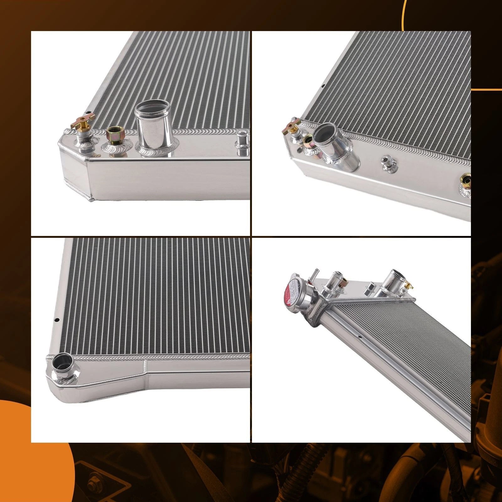 Aluminum Engine Radiator for Chevrolet Camaro 5.0L 5.7L (1987–1992)