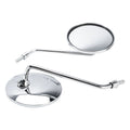 Chrome Mirror Pair for Honda Z50J ST50 ST70 Chaly CH50 CH70 CL70 CT90 CL90 S90 (1970–1980)