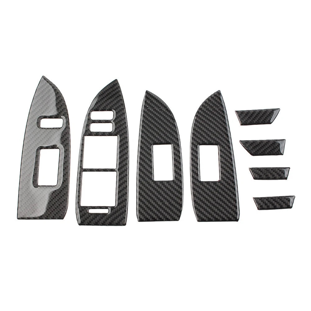 Set of 8 RHD Door Window Lift Switch Panel Covers for Toyota Prius (2012–2015)