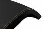 Leather Console Lid Armrest Cover for Lincoln Navigator (2007–2017) Beige Stitch