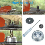 Thrust Washer Collar Nut for Trimmers (T-wrench Adapter)