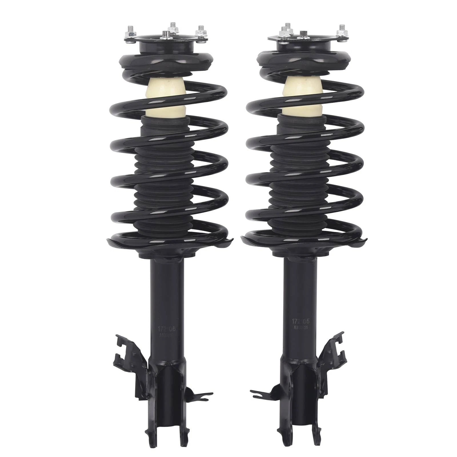 2X Front Complete Shock Struts with Coil Springs for Nissan Sentra (2002-2006)