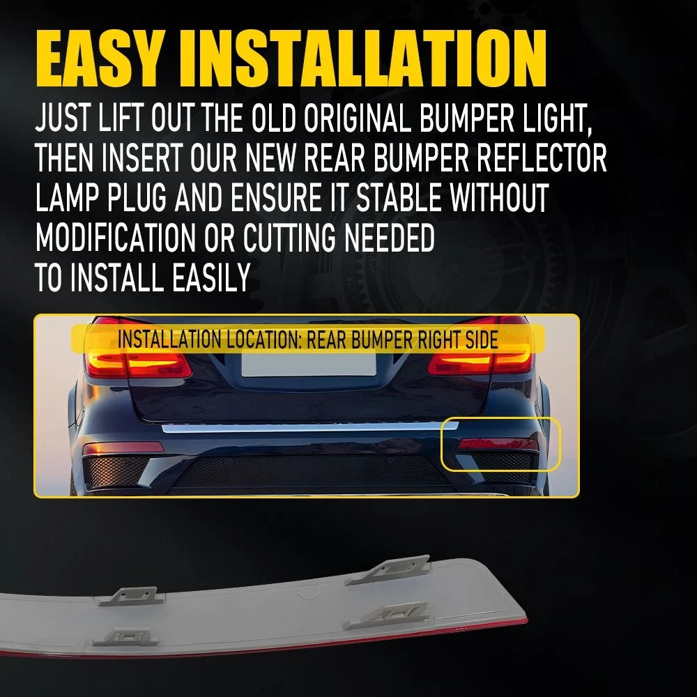 Rear Bumper Right Reflector for Mercedes Benz GL Class (2007–2012)