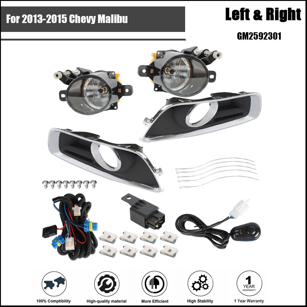Fog Lights for Chevy Malibu (2013–2015)