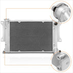 Full Aluminum 3-Row Racing Radiator for Mazda RX-3 (1972–1977) S102A
