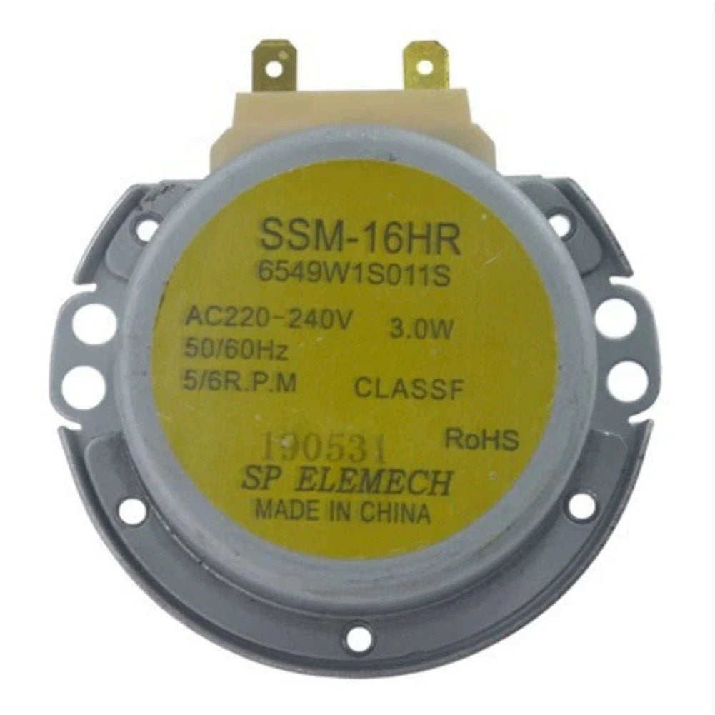 Turntable Motor for Microwave Oven (220V AC, 3W, SSM 16HR)