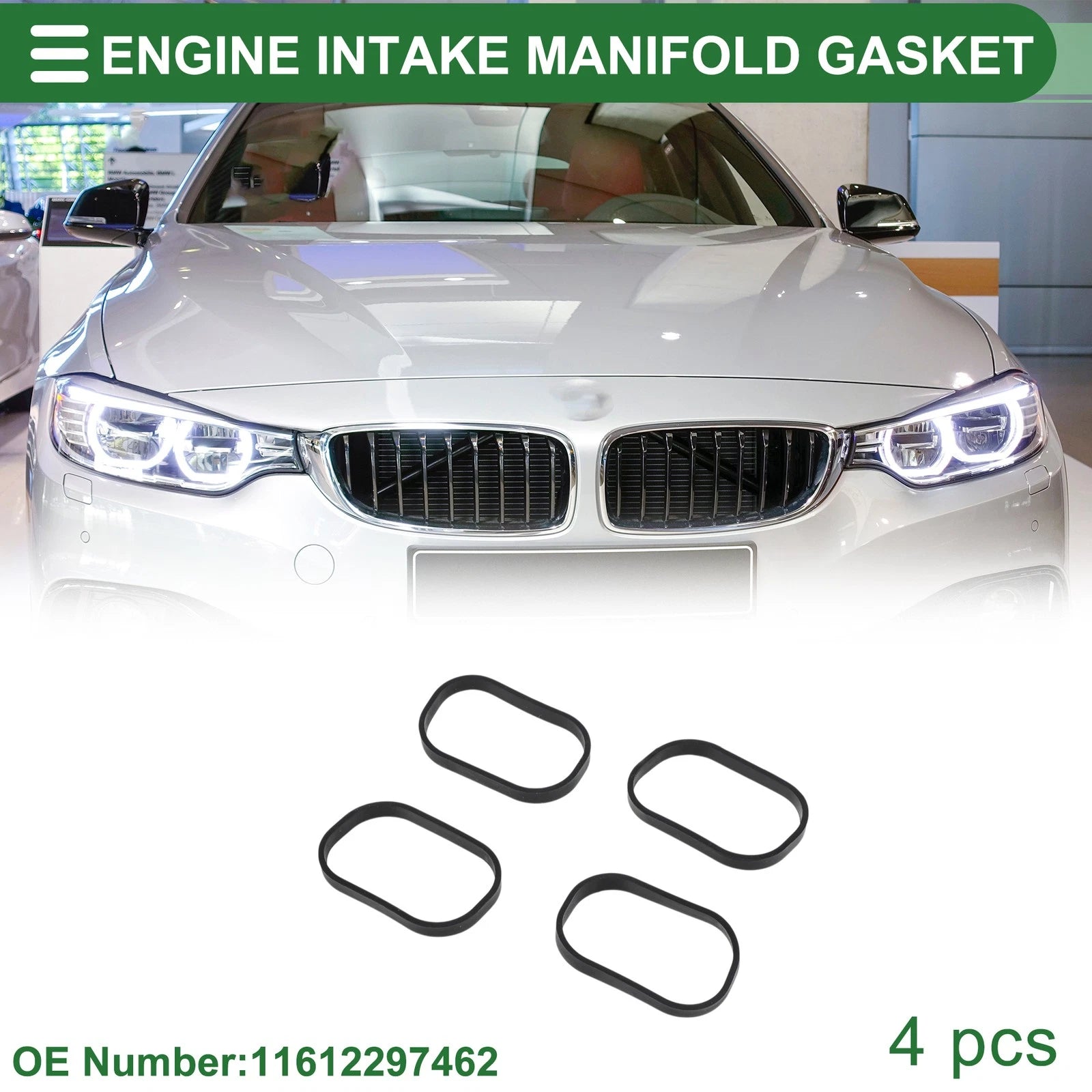 Engine Intake Manifold Gasket for BMW 428i (2014–2016) No. 11612297462
