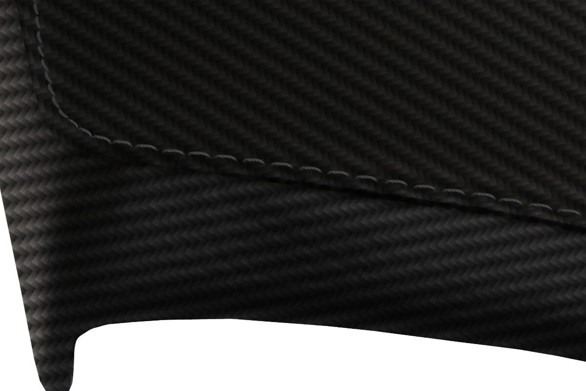 Console Lid Armrest Cover for Cadillac CTS (2015–2019) Carbon Fiber Black