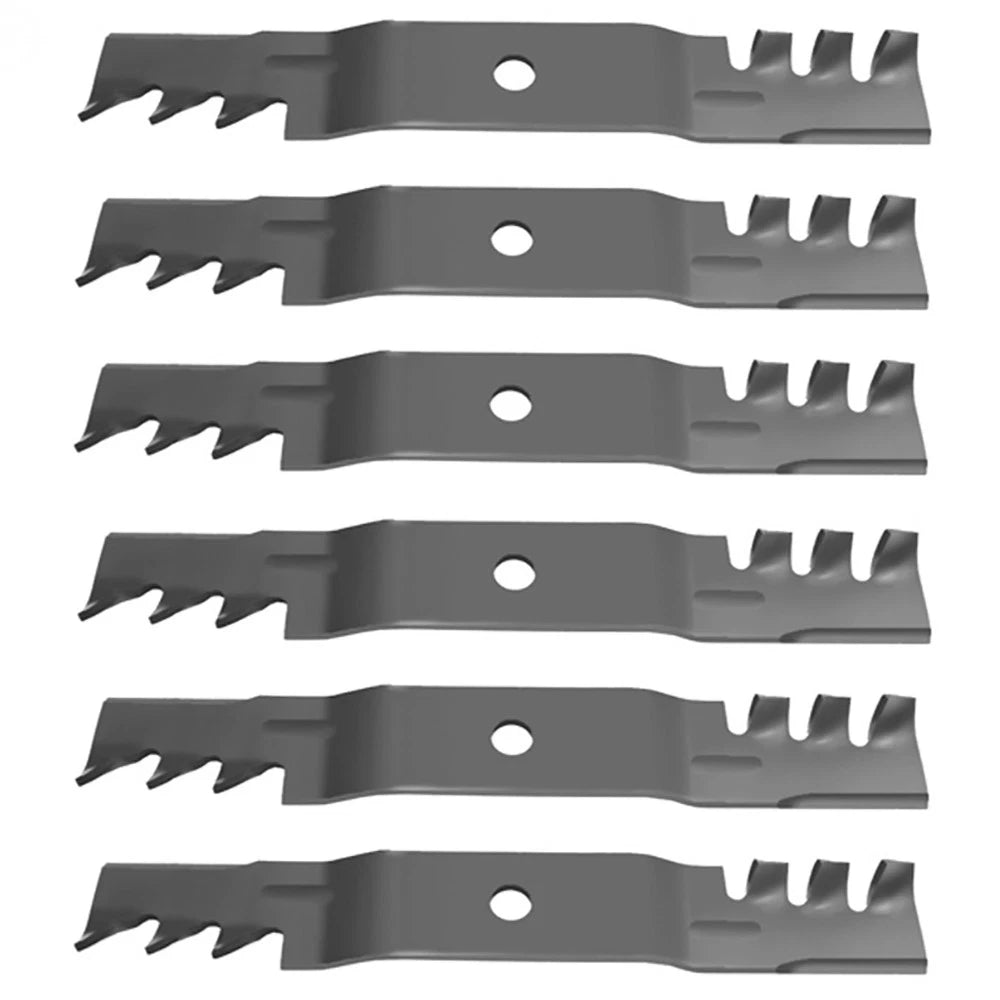 6 Pcs Mulching Blades for John Deere 48" (M127673, M127500, M145476)