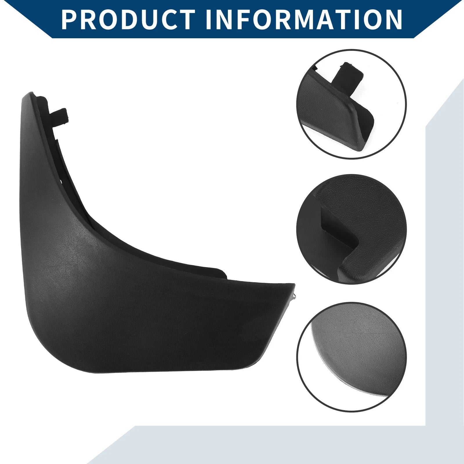 Set of 2 Mud Flaps Splash Guards for Mercedes-Benz Smart 2016–2021