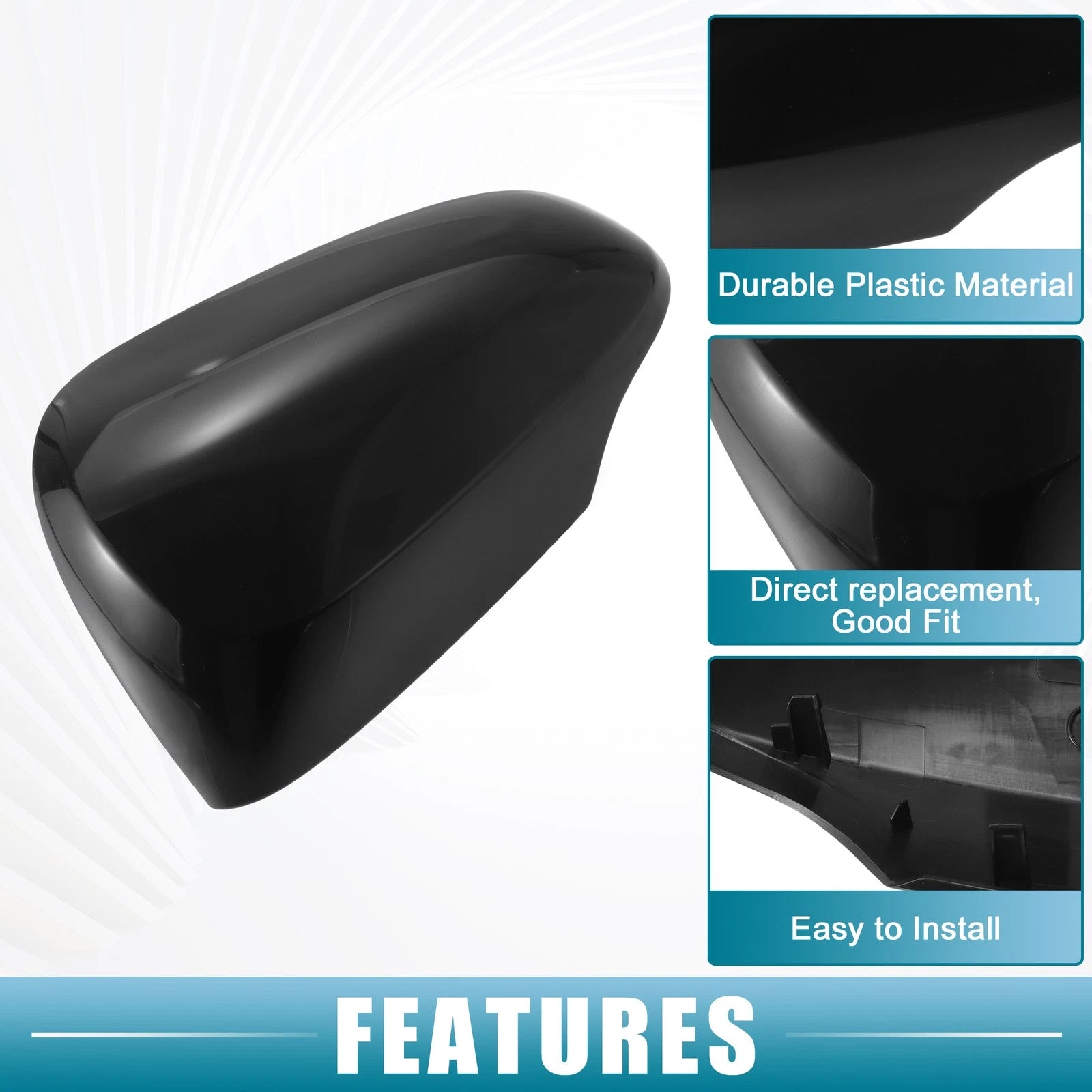 Left Rearview Mirror Cover No. 8794552170B3 for Toyota Prius C (2012–2019)