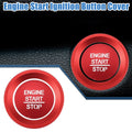 Engine Start Stop Ignition Button Trim Sticker for Honda Accord (2018–2022) Red