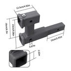 2 Inch Dual Ball Hitch Adapter for Towing (5000LB Capacity)
