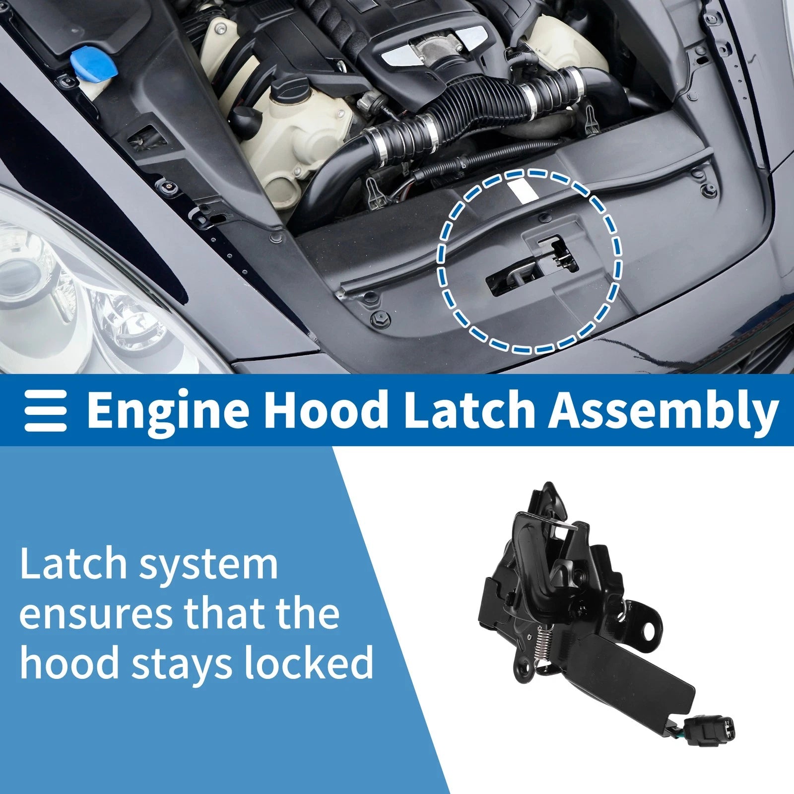 Hood Latch Assembly for Toyota Avalon (2019–2023) No. 5351007040 1 Pc