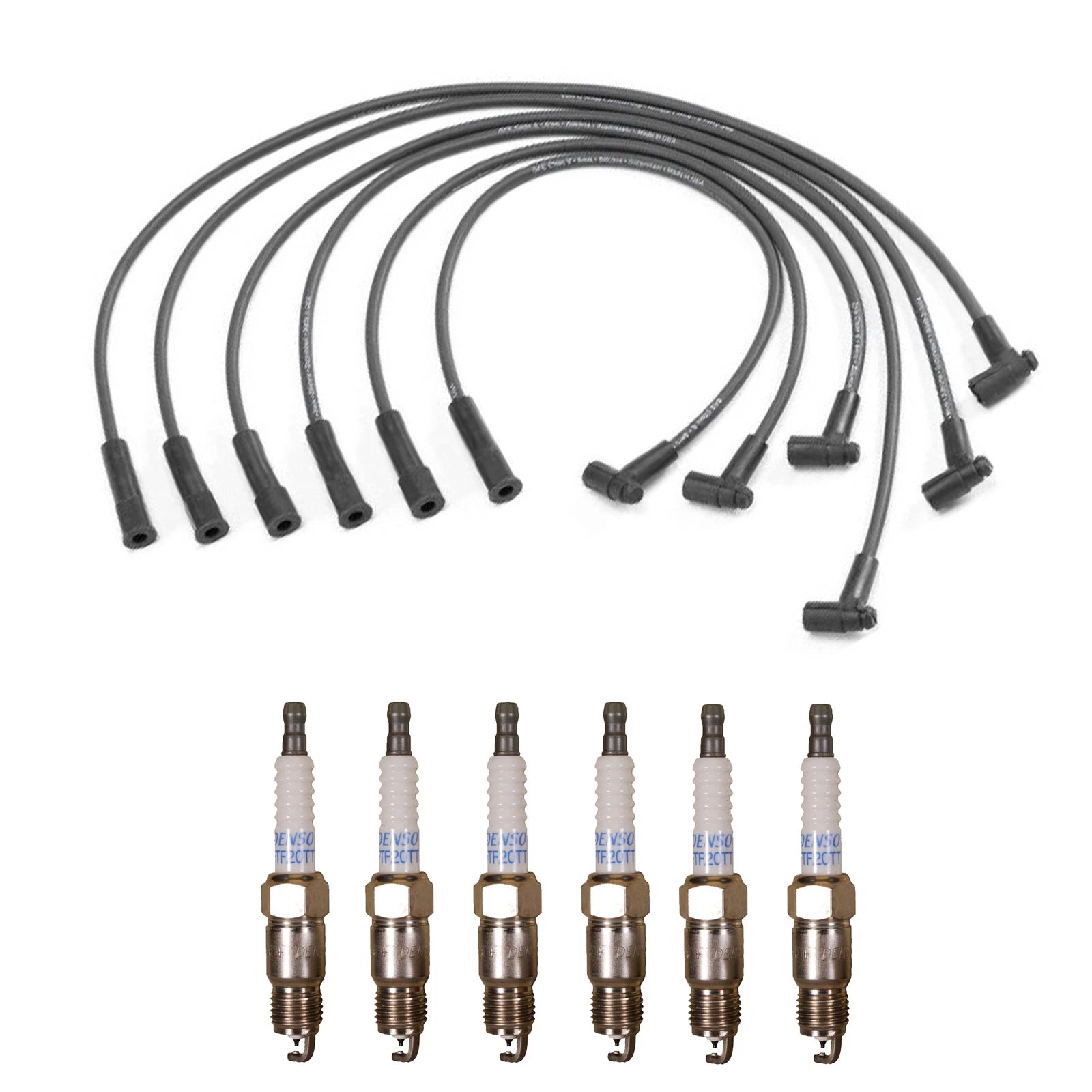 Denso Wire Set & 6 Platinum TT Spark Plugs for GM 2.8L V6