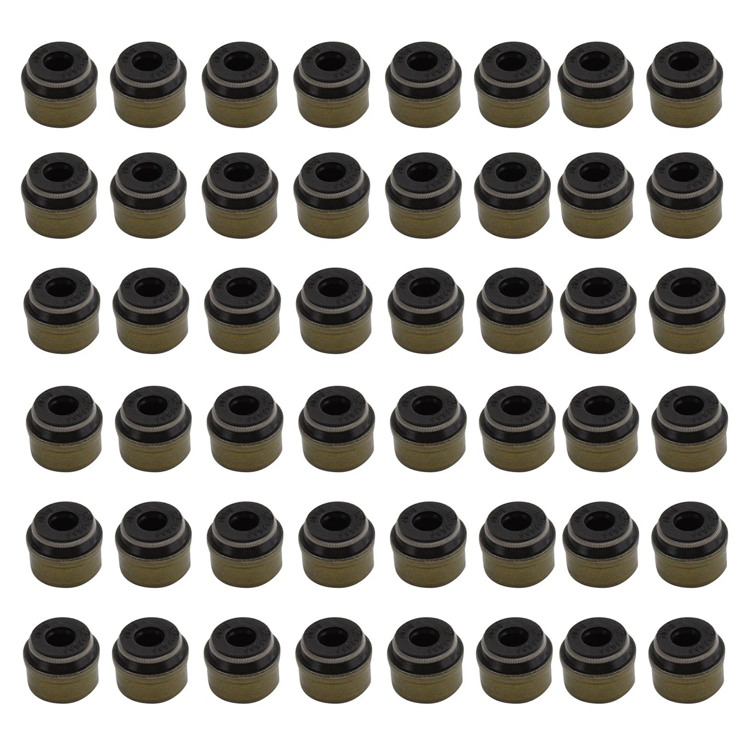 48pc Engine Valve Stem Oil Seal Set for Audi A6 Quattro (2005–2015), Phaeton (2004–2006)