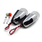 Flash Turn Signals for Kawasaki ZX-14, ZX-14R, ZZR1400 (2006–2009) Chrome/Clear