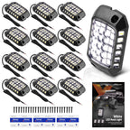2X LED Rock Lights for Offroad Pickup Truck