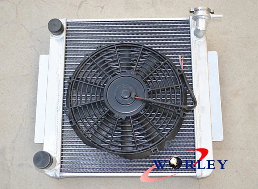 3 Row Aluminum Radiator + Fan for Toyota Celica GT TA22/TA23 (1973-1978)