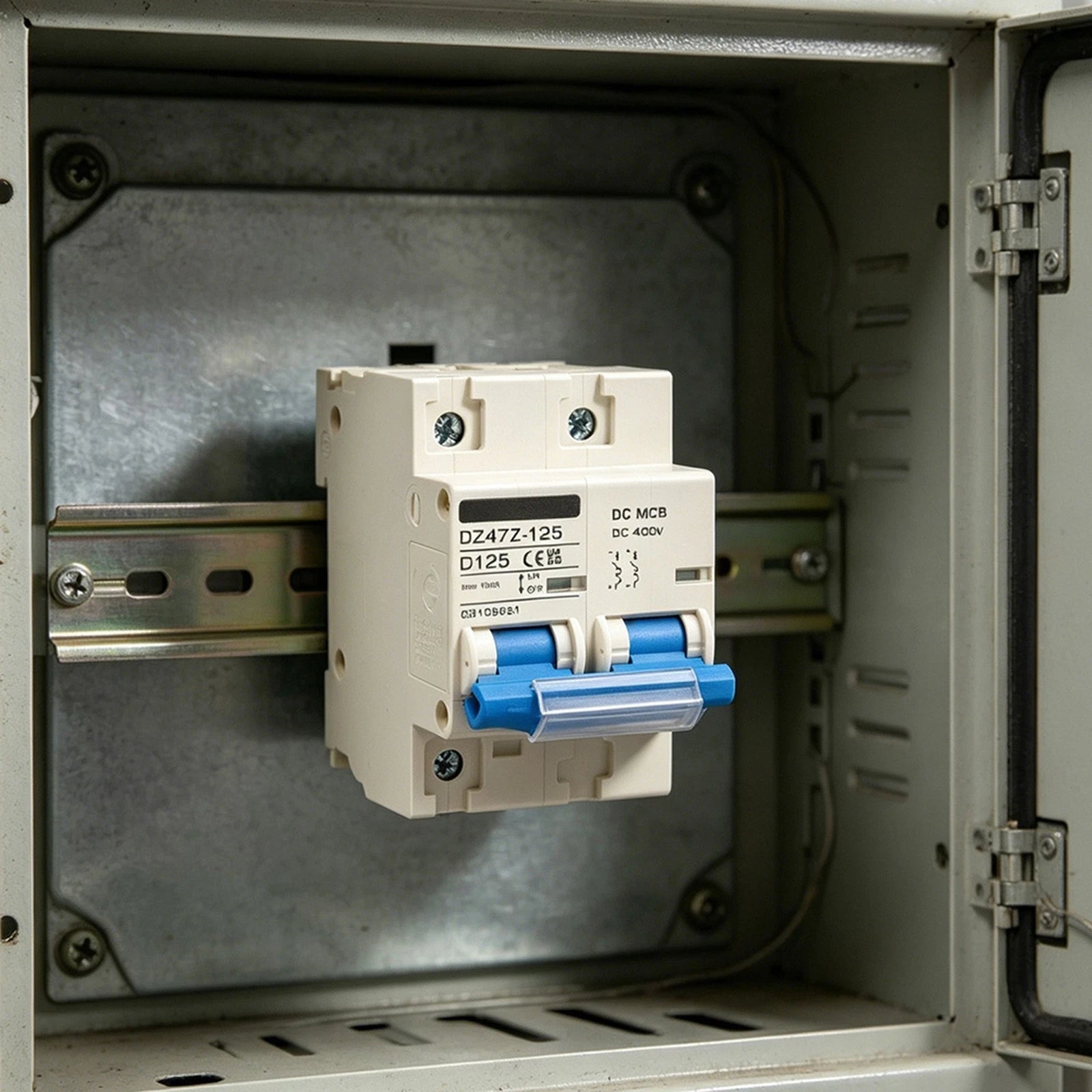 2 Pole Solar Circuit Breaker 15A 30A 60A 100A 120A AC DC 400V Isolator