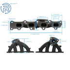 Exhaust Manifold w/ Gasket for Chevy Captiva Sport Equinox 2.4L (2013–2015)