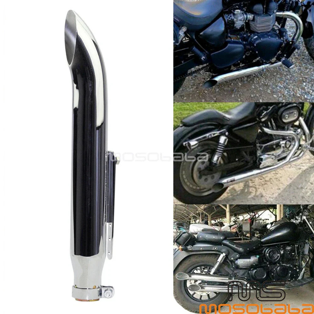 Exhaust Muffler Pipe for Harley-Davidson Blackline CVO Dyna FLSTF FXSTB (2011-2017)
