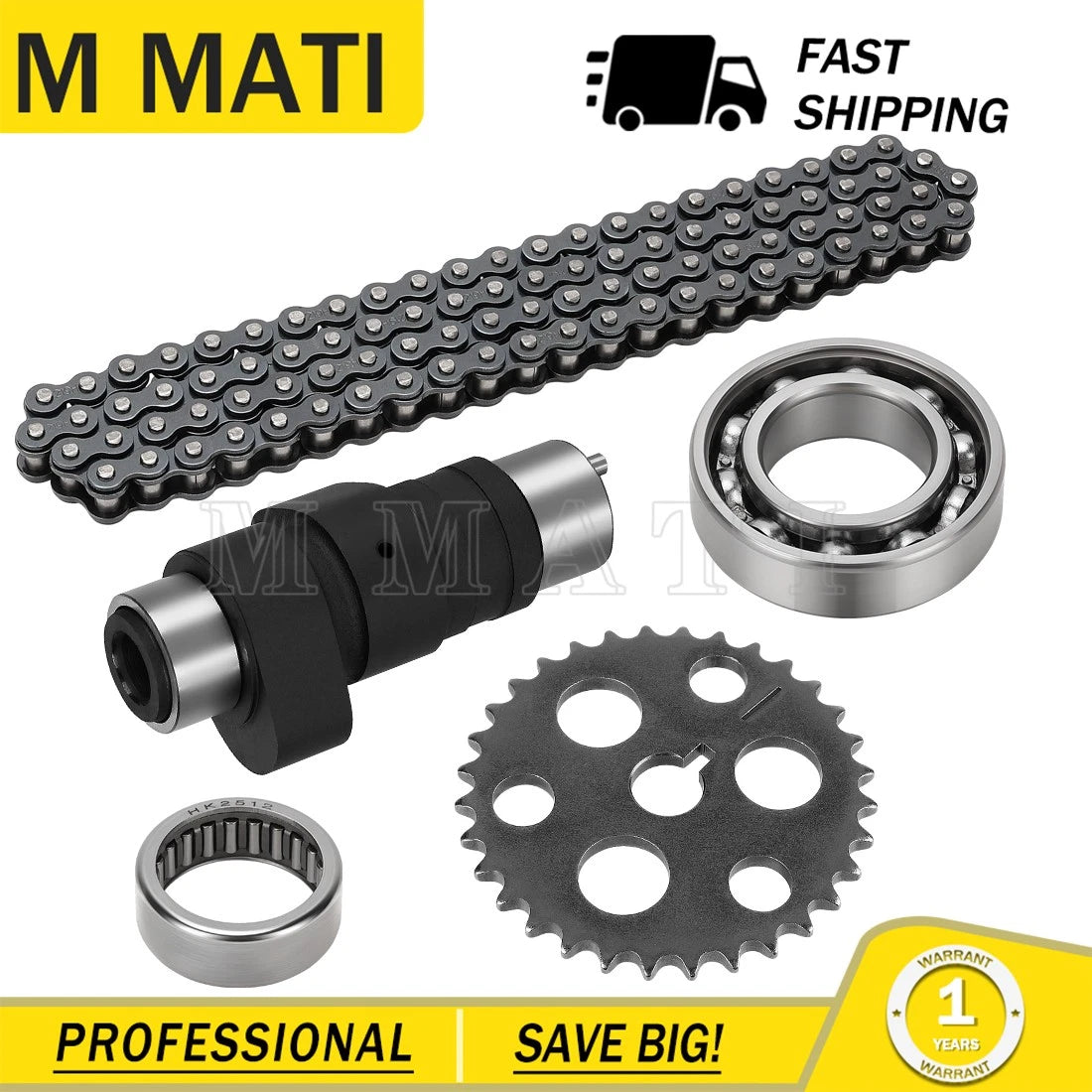 Camshaft Assembly Kit for Yamaha Moto-4 350 YFM350 (1989–1995) 5UH-12170-00-00