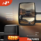 Pair Power Towing Mirrors for Chevy Silverado 1500