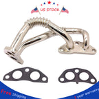 Engine Oil Cooler Line with Gaskets for Toyota Sienna Highlander Venza (2007–2019)