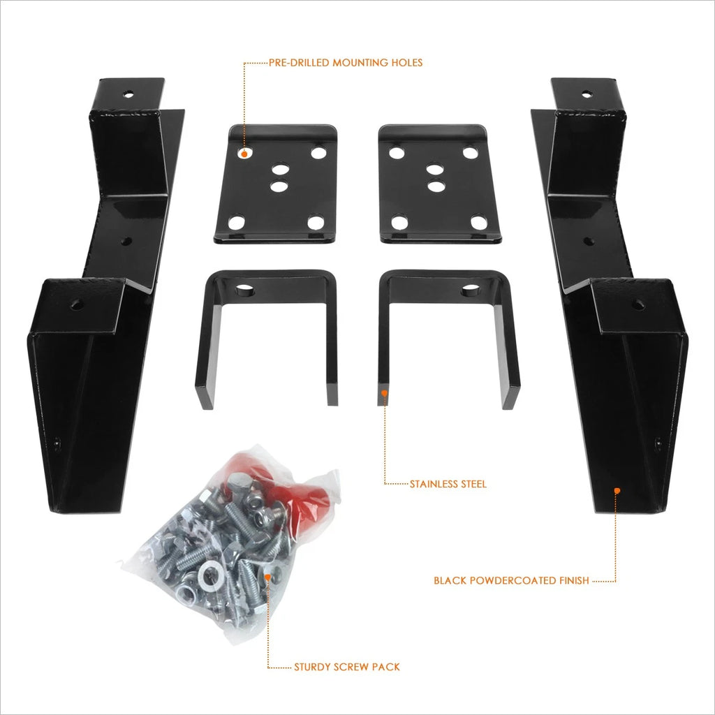 C-Notch Mounting Bracket Set for 73-87 Chevy/GMC C10 C20 Rear Axle