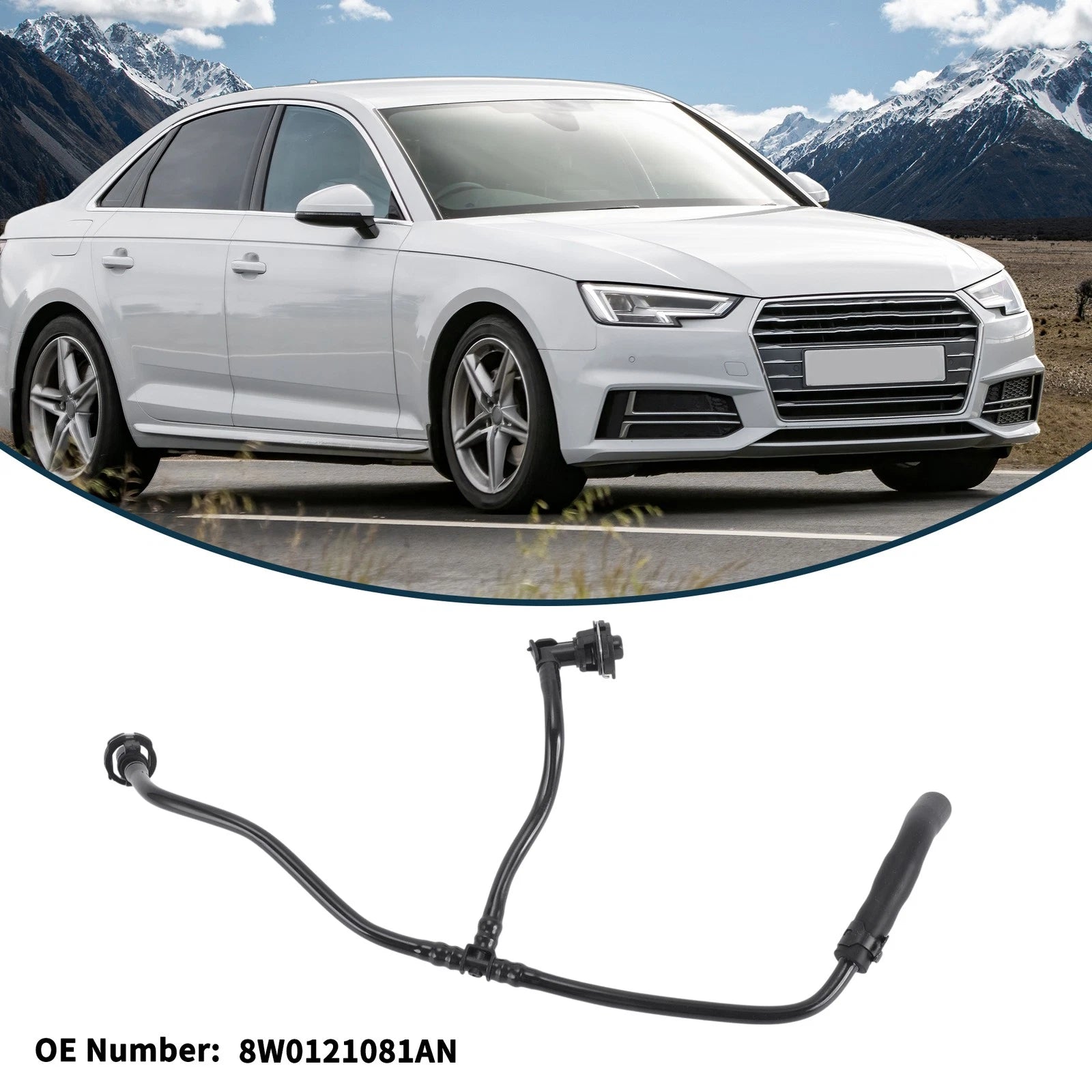 Radiator Hose No. 8W0121081AN for Audi A4 (2017–2020)